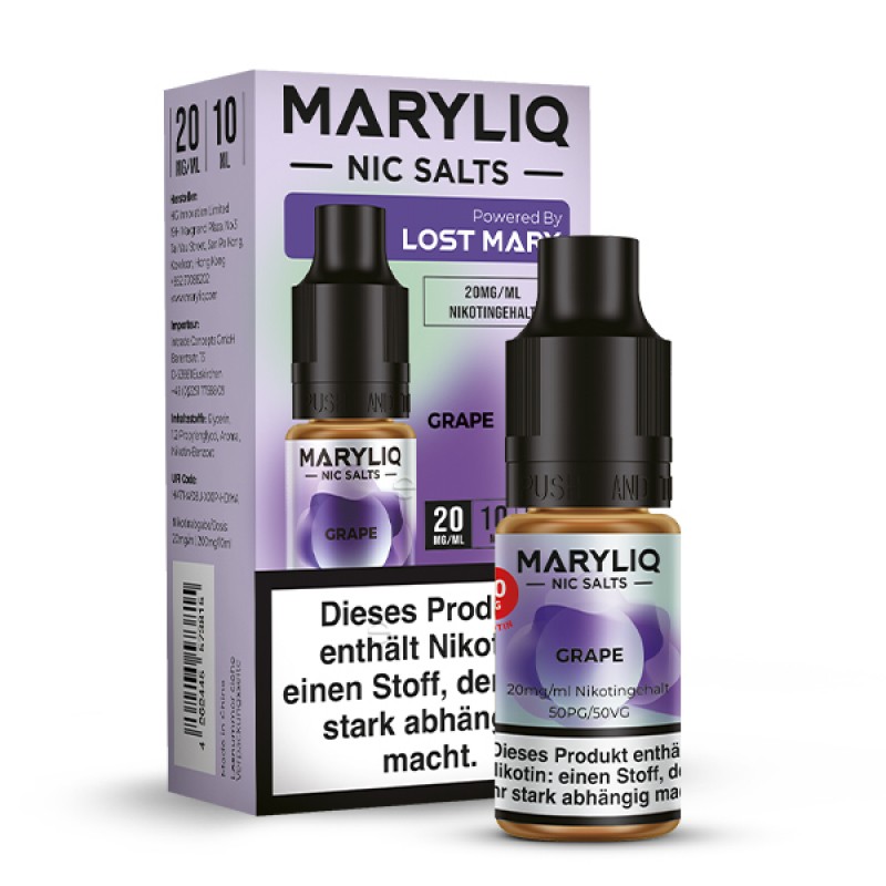 Lost Mary | Maryliq | Grape 10ml | 20mg Nikotinsalz