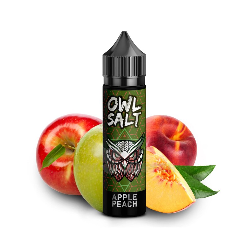 OWL Salt | Apple Peach | Longfill 10 ml in 60 ml