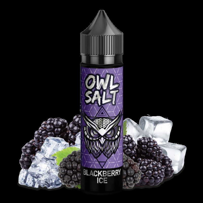 OWL Salt | Blackberry Ice | Longfill 10 ml in 60 ml