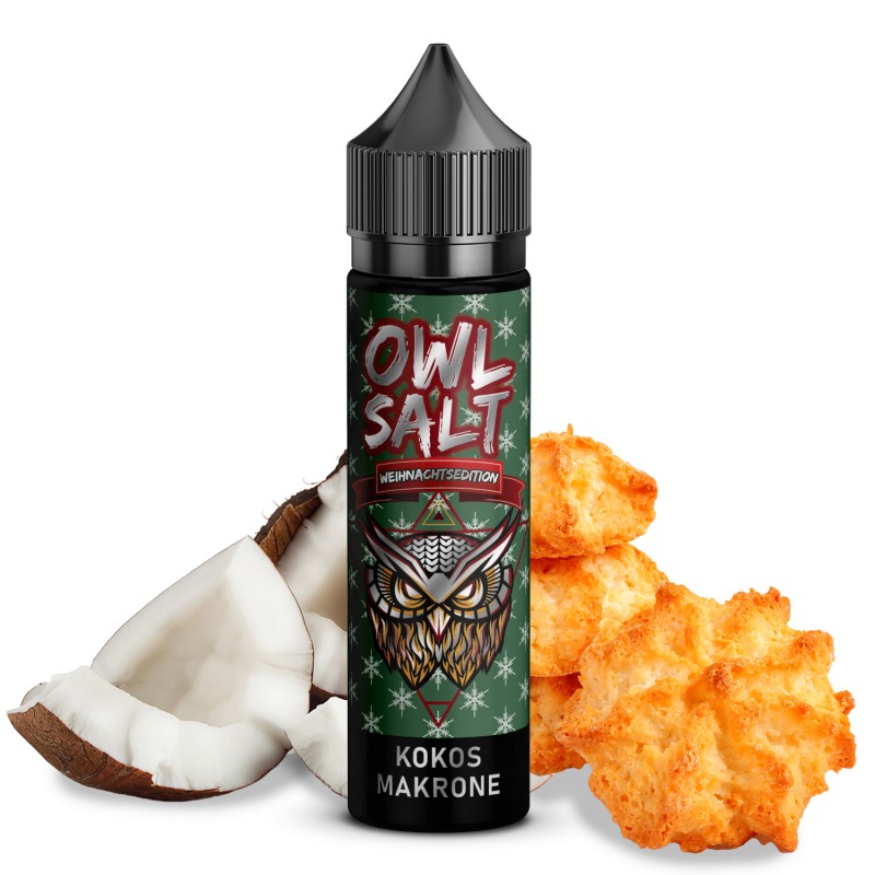 OWL Salt | Kokosmacrone| Longfill 10 ml in 60 ml