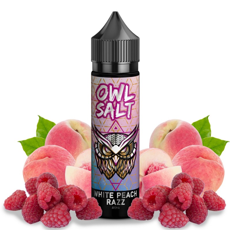 OWL Salt | White Peach Razz | Longfill 10 ml in 60...