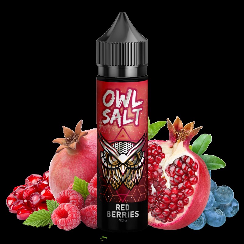 OWL Salt | Red Berries | Longfill 10 ml in 60 ml
