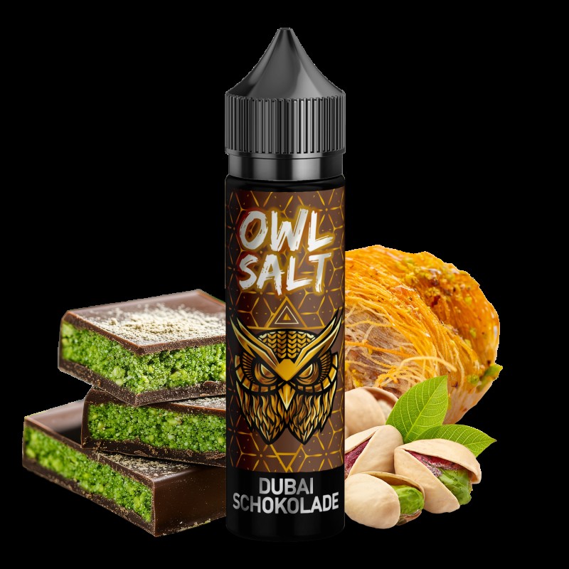 OWL Salt | Dubai Schokolade | Longfill 10 ml in 60...