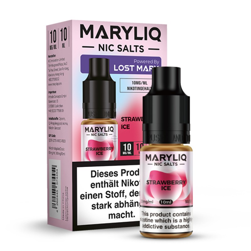 Lost Mary | Maryliq | Strawberry Ice 10ml | 20mg Nikotinsalz