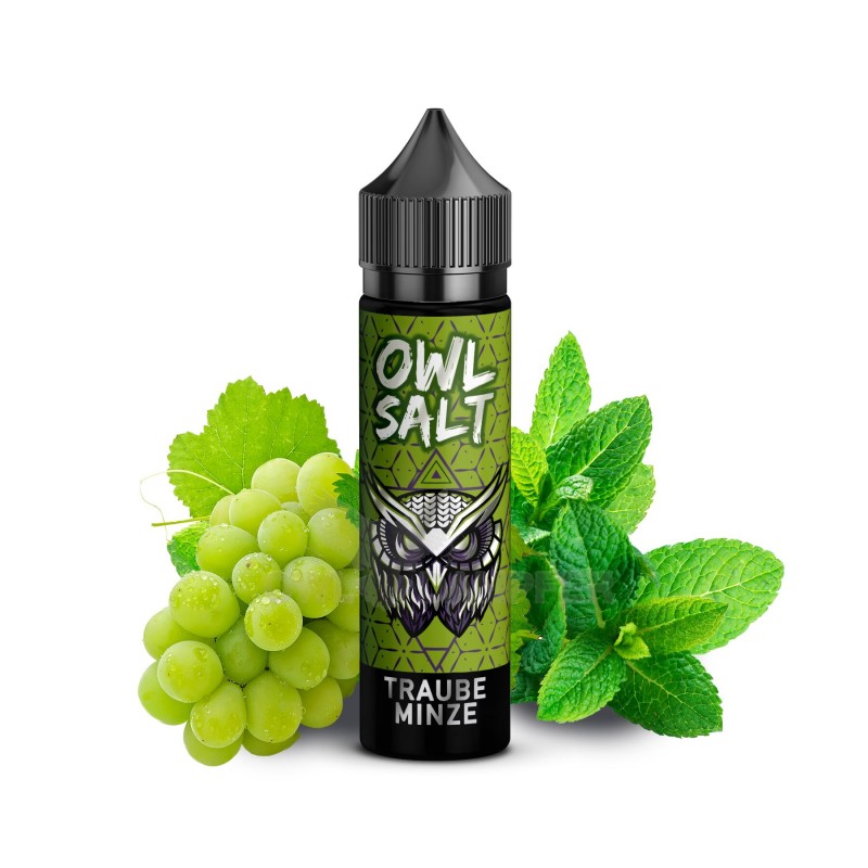OWL Salt | Traube Minze | Longfill 10 ml in 60 ml