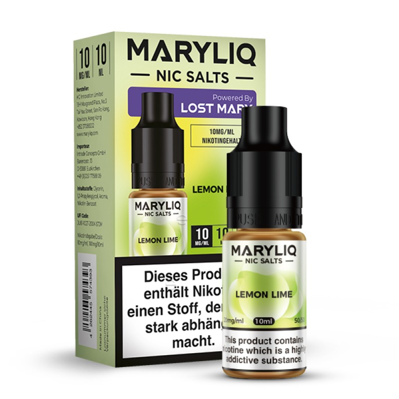 Lost Mary | Maryliq | Lemon Lime 10ml | 20mg Nikotinsalz