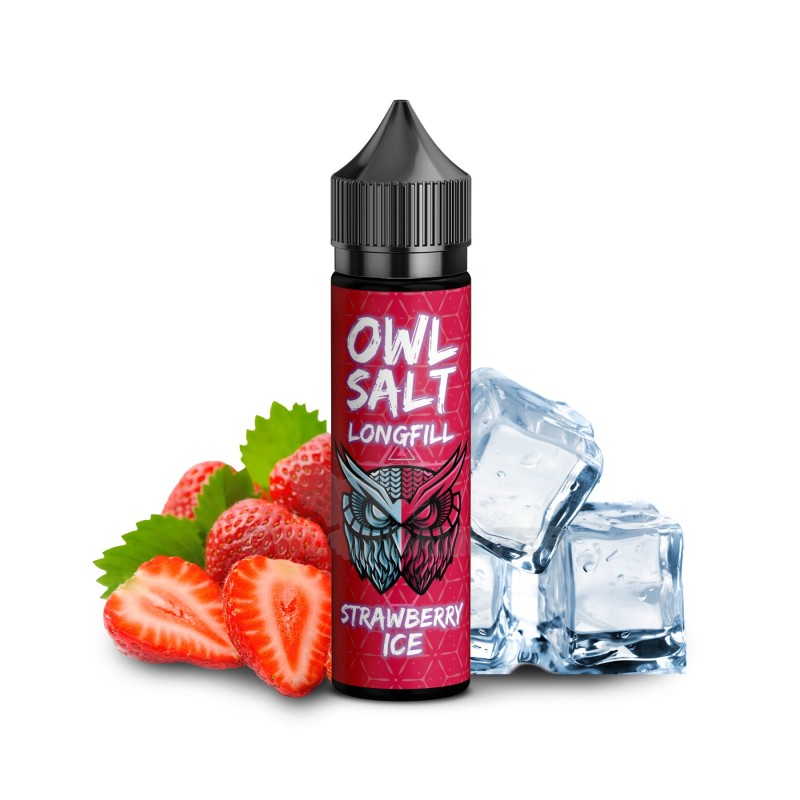 OWL Salt | Strawberry Ice | Longfill 10 ml in 60 m...