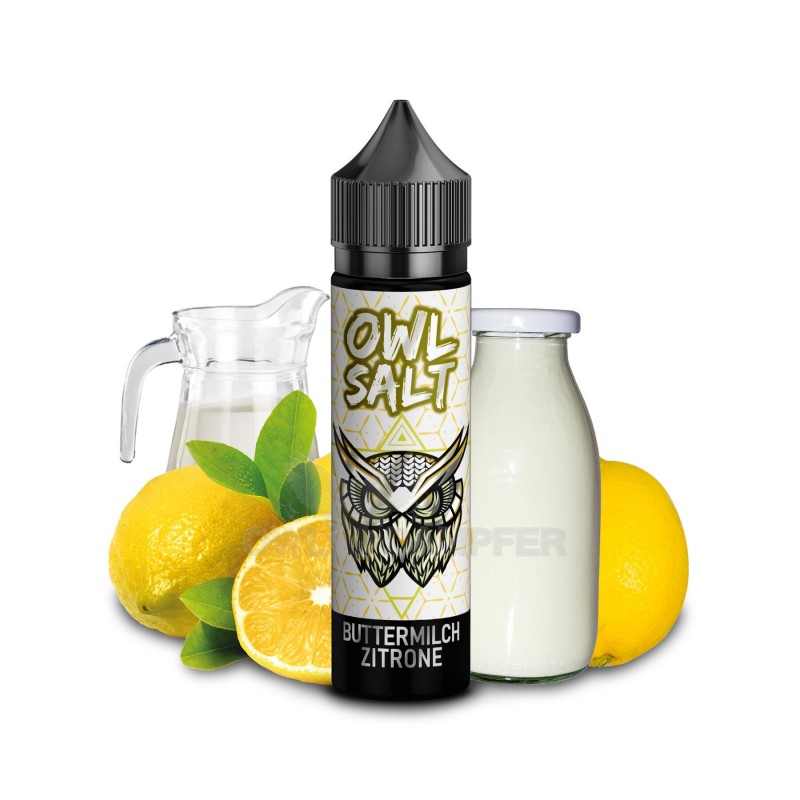 OWL Salt | Buttermilch Zitrone | Longfill 10 ml in...