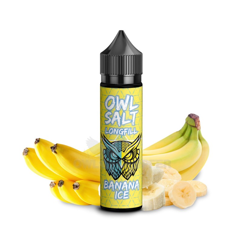 OWL Salt | Banana Ice | Longfill 10 ml in 60 ml
