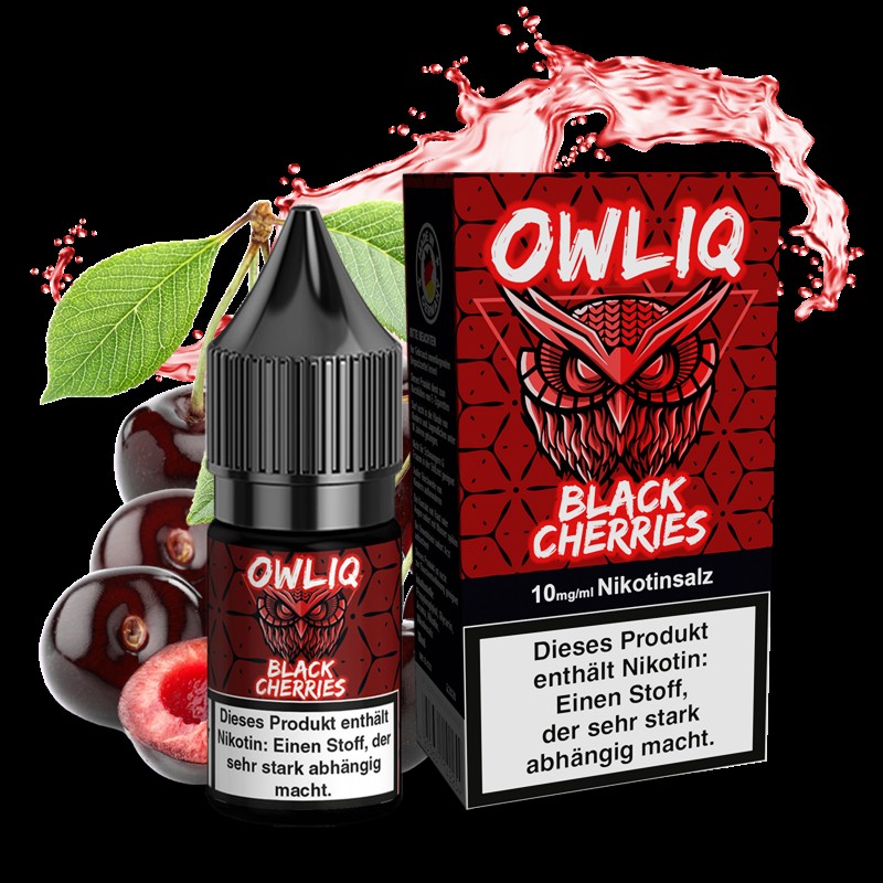 Owliq | Black Cherries | Nikotinsalzliquid 10mg