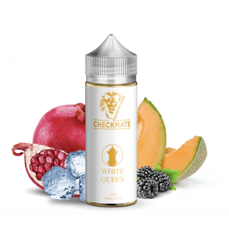 Dampflion Checkmate | White Queen | Longfill Aroma...
