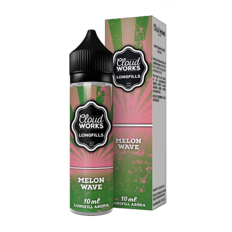 Cloudworks Overdosed | Melon Wave | Longfill Aroma 10ml in 60ml Flasche