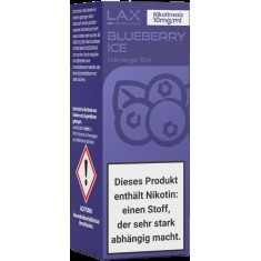 Lax Liquid | Blueberry Ice | 10ml Liquid 0mg